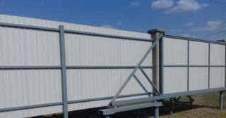 Купить откатные ворота на сваях Ахтубинск, цена от 2808 руб.