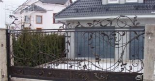 Купить откатные ворота кованые Ахтубинск, цена от 2808 руб.